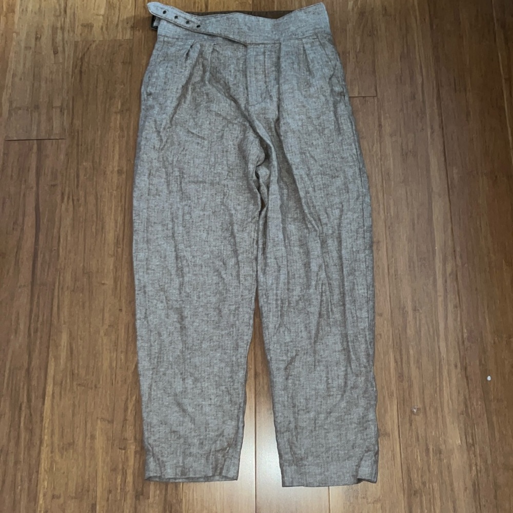 Banana Republic Factory Tapered Houndstooth Trousers